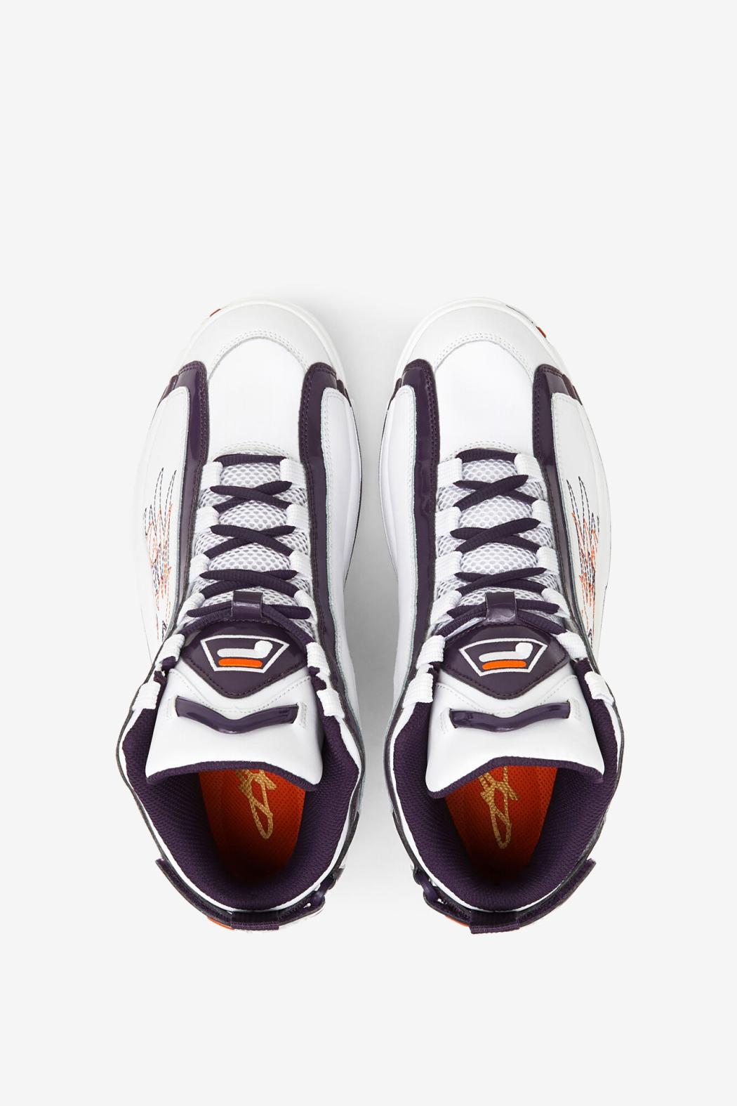 FILA Women's Grant Hill 2 History 133 WHITE / PURPLE PENNANT / VIBRANT ORANGE | Women Sneakers &amp; Lifestyle