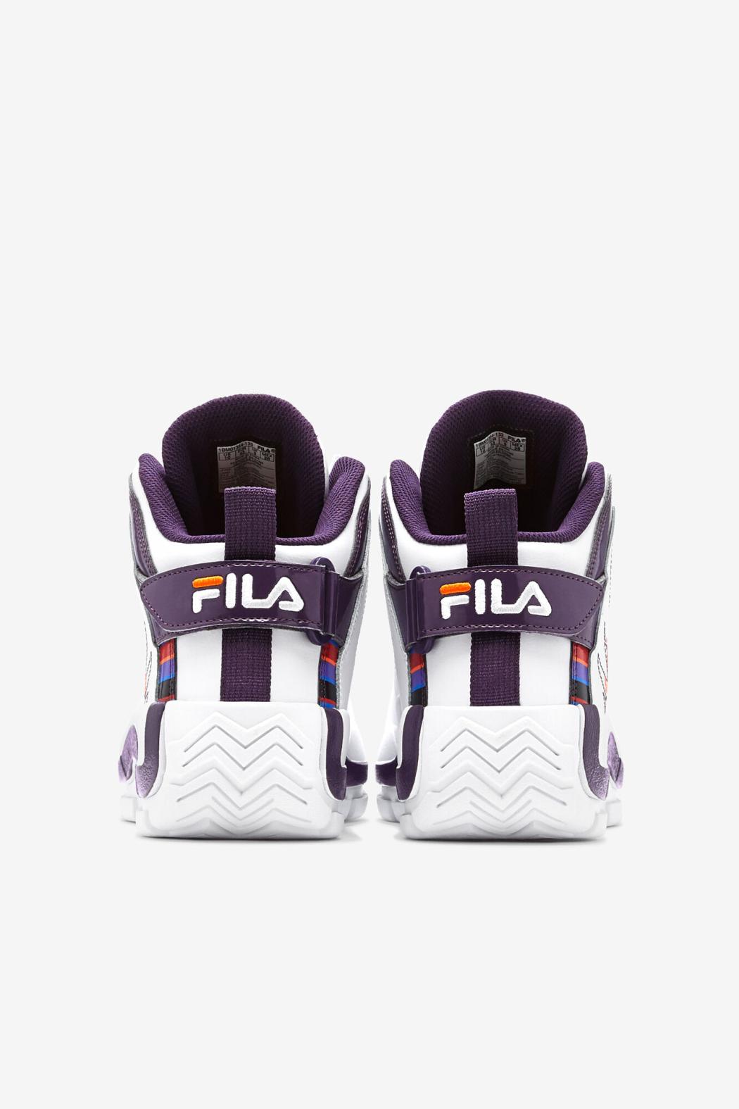 FILA Women's Grant Hill 2 History 133 WHITE / PURPLE PENNANT / VIBRANT ORANGE | Women Sneakers &amp; Lifestyle
