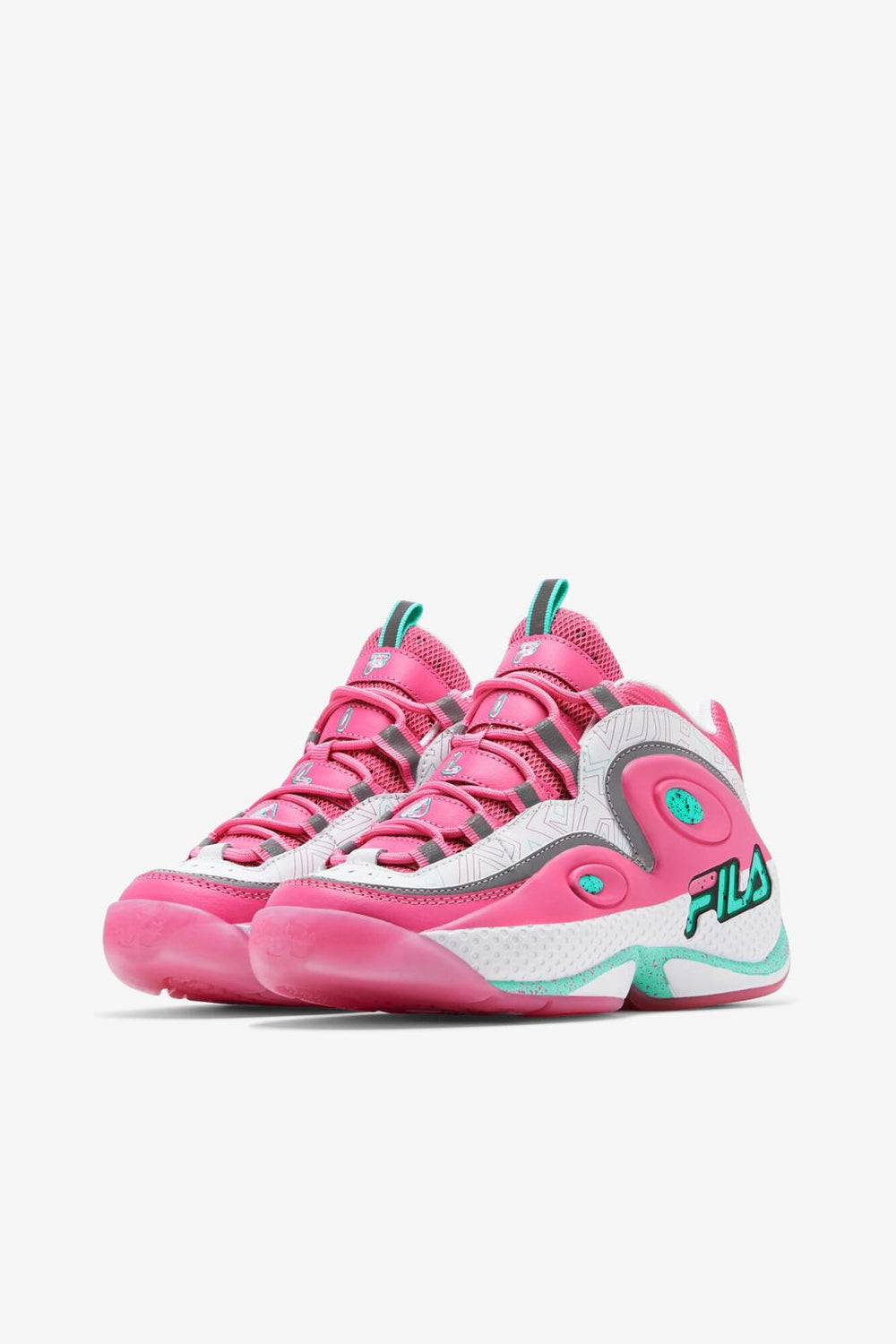 FILA Women's Grant Hill 3 149 WHITE / SHOCKING PINK / COCKATOO | Women Sneakers &amp; Lifestyle