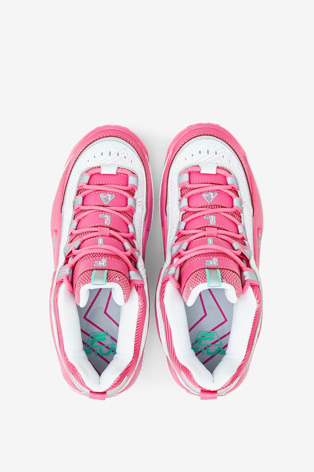 FILA Women's Grant Hill 3 149 WHITE / SHOCKING PINK / COCKATOO | Women Sneakers &amp; Lifestyle