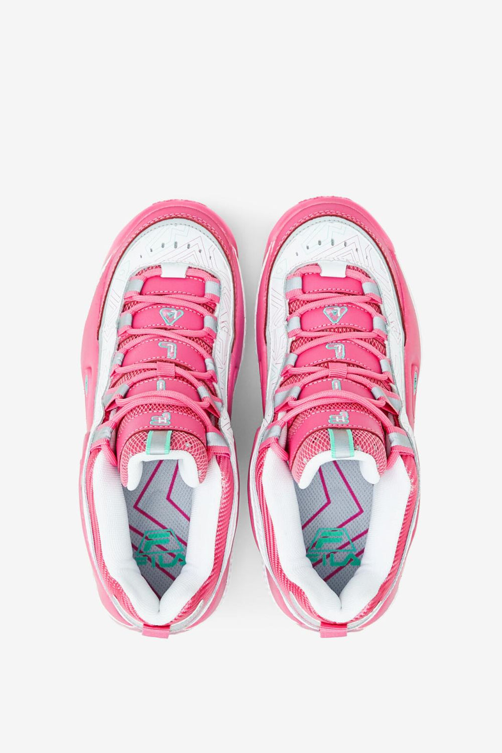 FILA Women's Grant Hill 3 149 WHITE / SHOCKING PINK / COCKATOO | Women Sneakers &amp; Lifestyle