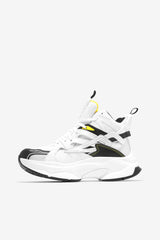 FILA Women's Hallasan Mid Premium 115 WHITE / BLACK / LEMON TONIC | Women Sneakers &amp; Lifestyle