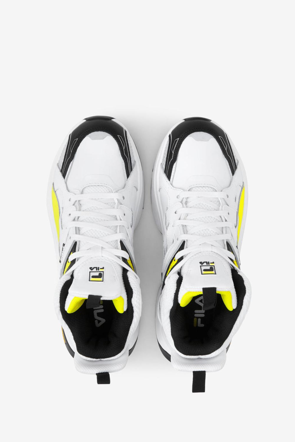 FILA Women's Hallasan Mid Premium 115 WHITE / BLACK / LEMON TONIC | Women Sneakers &amp; Lifestyle
