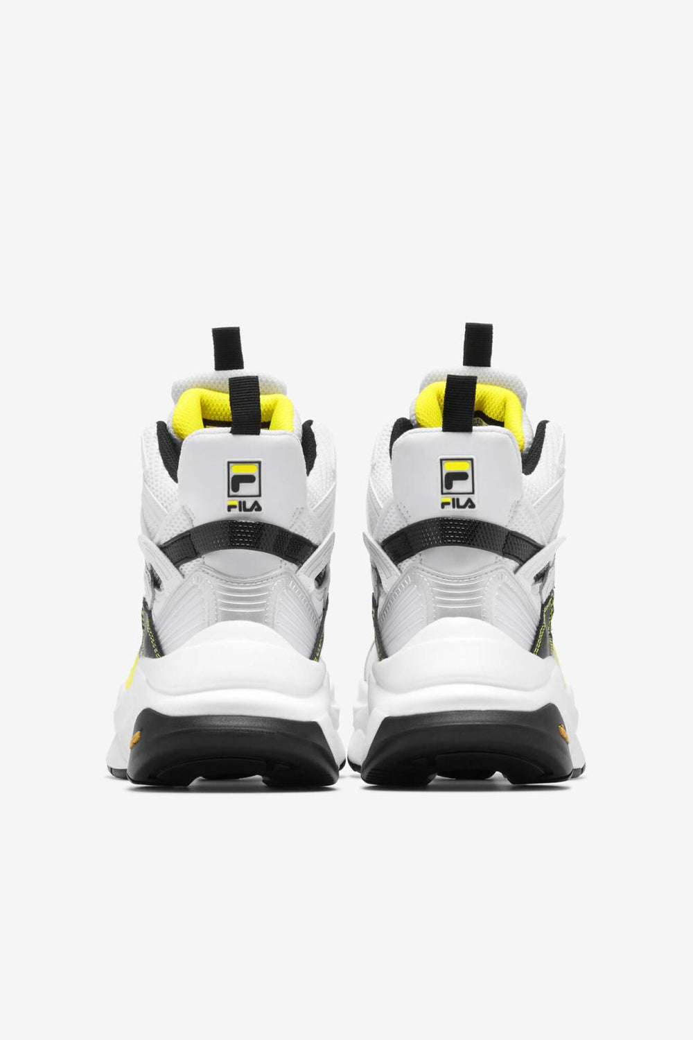 FILA Women's Hallasan Mid Premium 115 WHITE / BLACK / LEMON TONIC | Women Sneakers &amp; Lifestyle