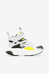 FILA Women's Hallasan Mid Premium 115 WHITE / BLACK / LEMON TONIC | Women Sneakers &amp; Lifestyle