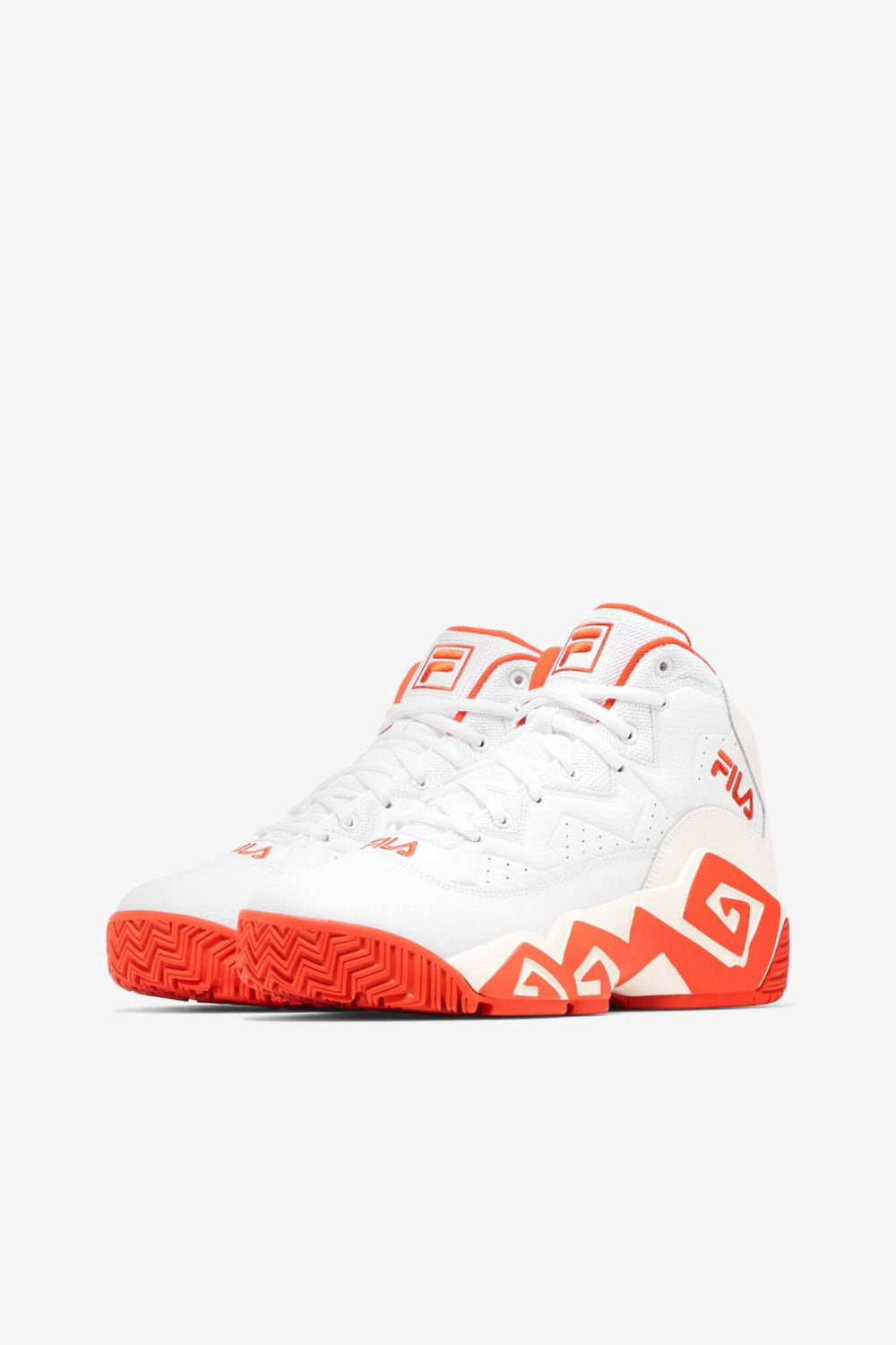 FILA Women's Mb 128 WHITE / MANDARIN RED / GARDENIA | Women Sneakers
