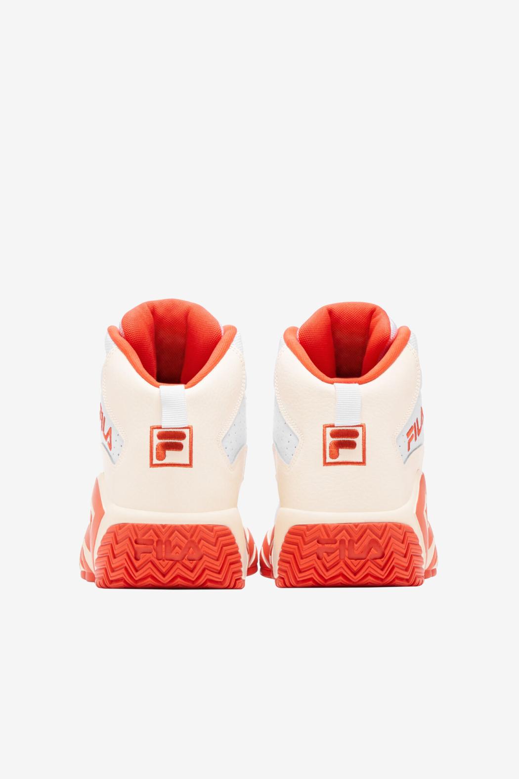 FILA Women's Mb 128 WHITE / MANDARIN RED / GARDENIA | Women Sneakers