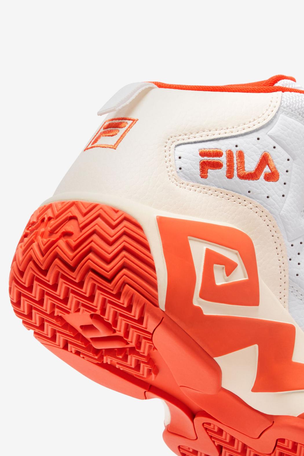 FILA Women's Mb 128 WHITE / MANDARIN RED / GARDENIA | Women Sneakers