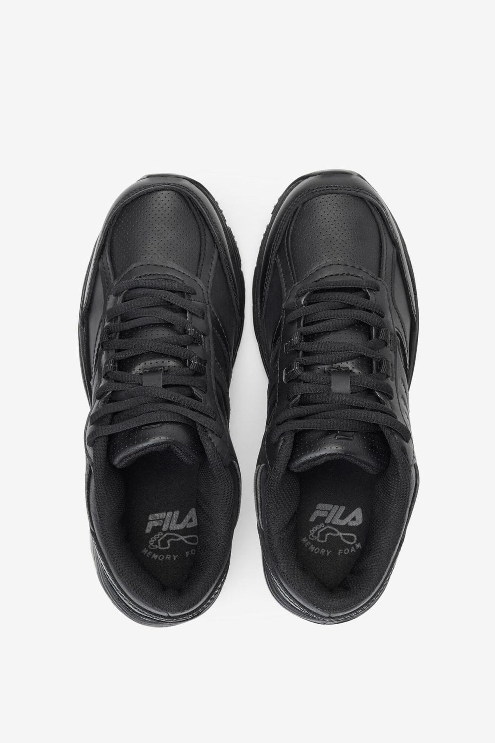 FILA Women's Memory Flux Slip Resistant Shoe 001 BLACK / BLACK / BLACK | Women Slip Resistant Shoes