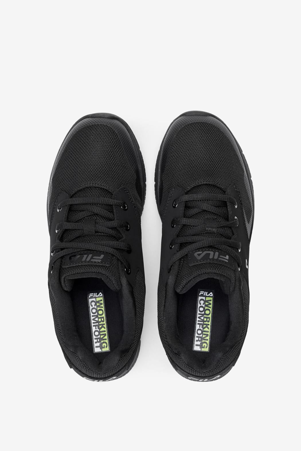 FILA Women's Memory Layers EVO Slip Resistant Shoe 001 BLACK / BLACK / BLACK | Women Slip Resistant Shoes