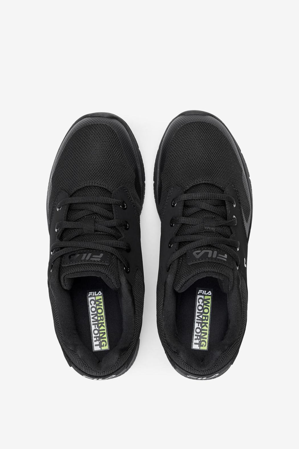 FILA Women's Memory Layers EVO Slip Resistant Shoe 001 BLACK / BLACK / BLACK | Women Slip Resistant Shoes