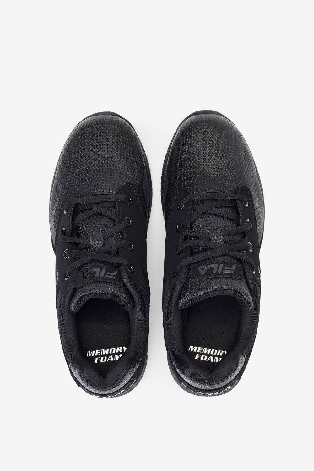 FILA Women's Memory Layers Slip Resistant Shoe 001 BLACK / BLACK / BLACK | Women Slip Resistant Shoes