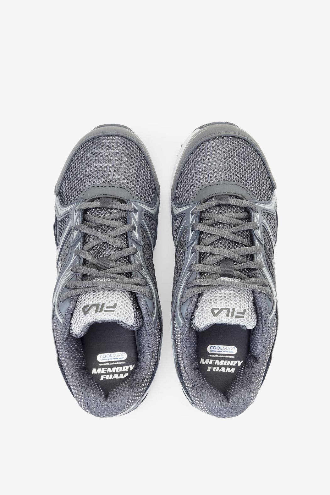 FILA Women's Memory Reckoning 9 Slip Resistant Composite Toe Shoe 063 CASTLEROCK / HIGH RISE / METALLIC SILVER | Women Composite Toe Shoes