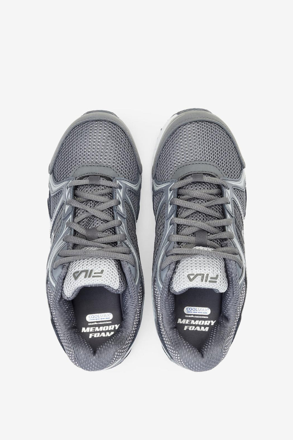 FILA Women's Memory Reckoning 9 Slip Resistant Composite Toe Shoe 063 CASTLEROCK / HIGH RISE / METALLIC SILVER | Women Composite Toe Shoes