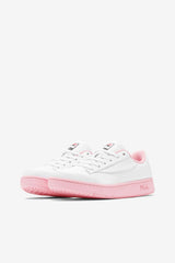FILA Women's Original Tennis Lux X Barneys 119 WHITE / CORAL BLUSH / BLACK | Women Sneakers