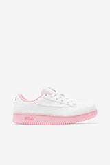 FILA Women's Original Tennis Lux X Barneys 119 WHITE / CORAL BLUSH / BLACK | Women Sneakers