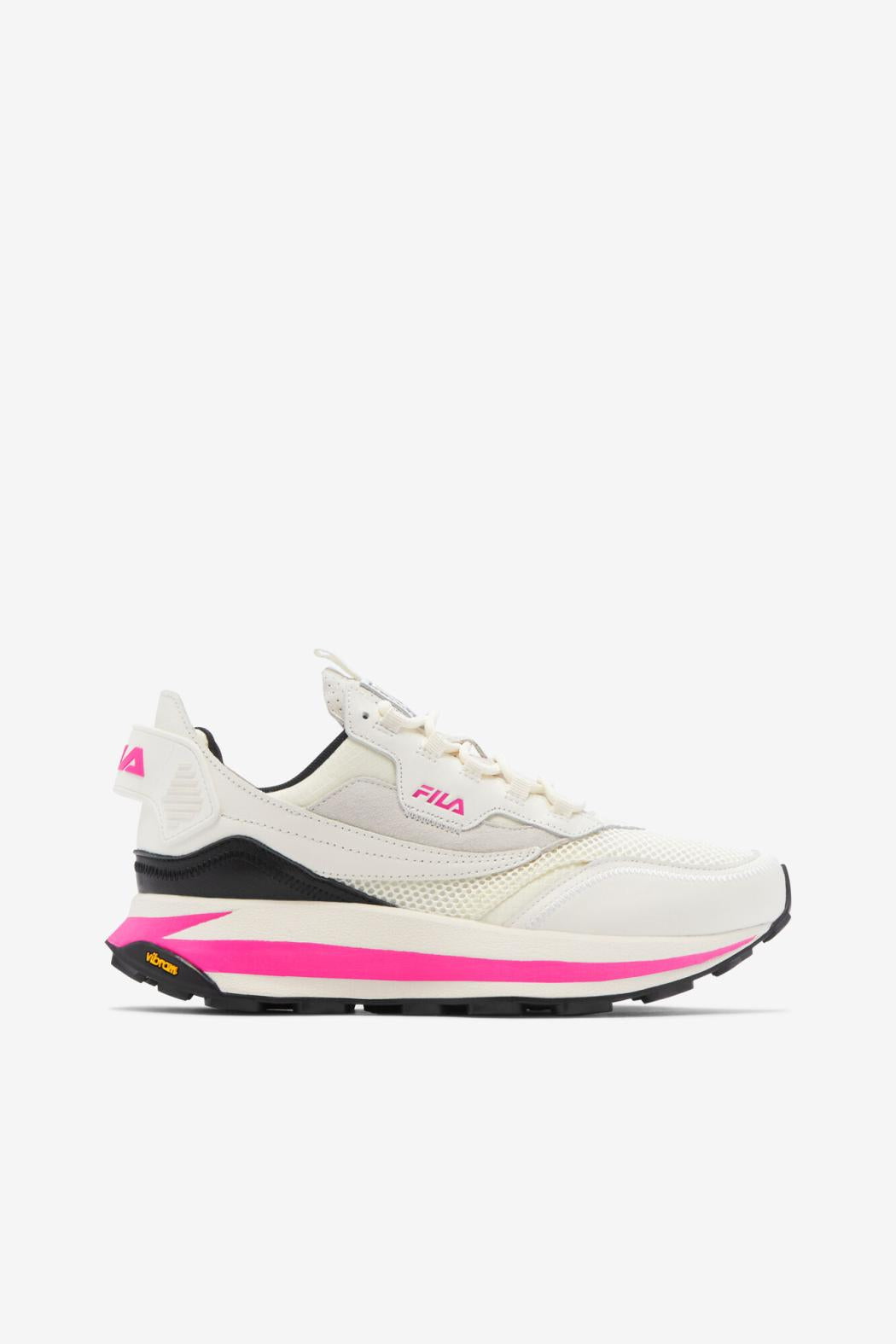 FILA Women's R1 Runner X Barneys 119 SNOW WHITE / PINK GLO / BLACK | Women Sneakers