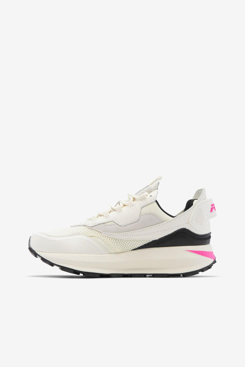 FILA Women's R1 Runner X Barneys 119 SNOW WHITE / PINK GLO / BLACK | Women Sneakers