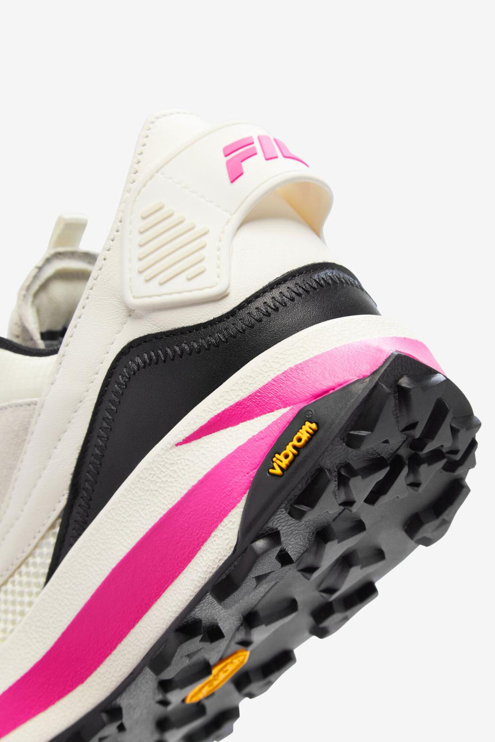 FILA Women's R1 Runner X Barneys 119 SNOW WHITE / PINK GLO / BLACK | Women Sneakers