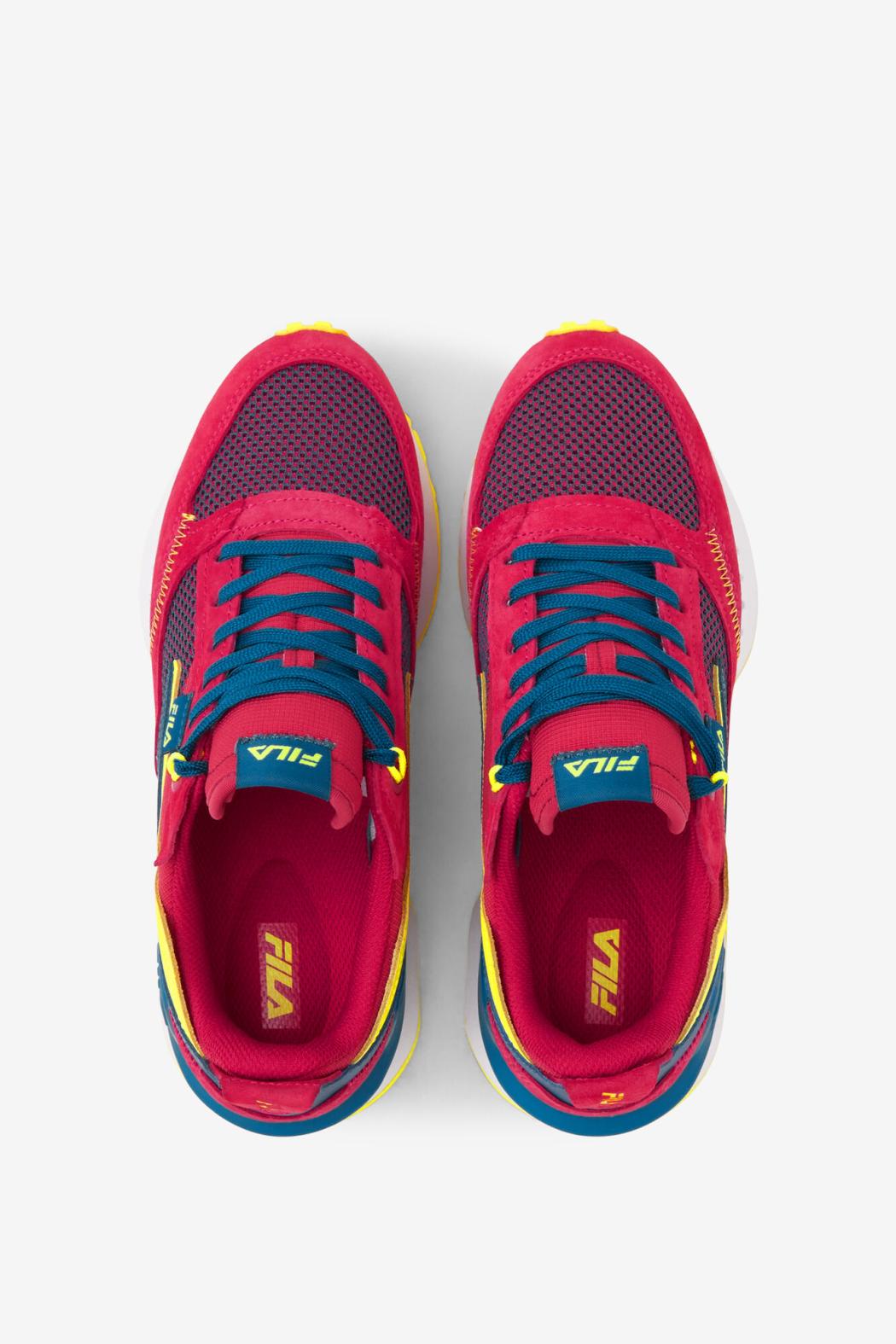 FILA Women's Renno N-Generation 693 DIVA PINK / MYKONOS BLUE / SAFETY YELLOW | Women Renno