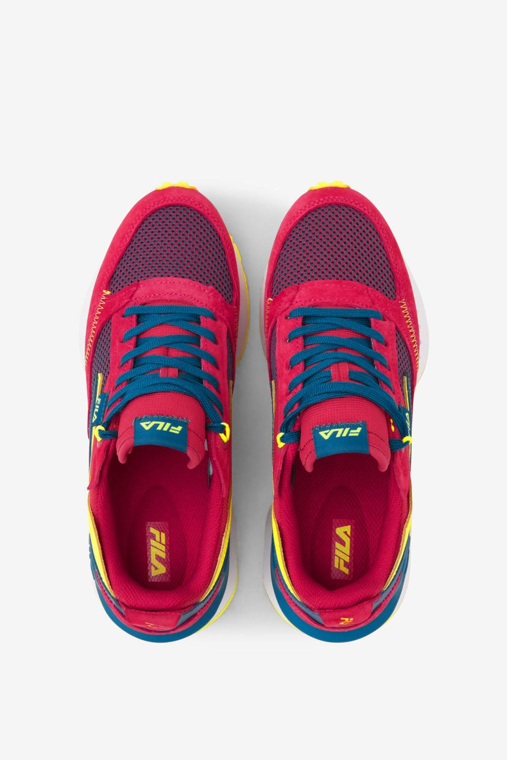 FILA Women's Renno N-Generation 693 DIVA PINK / MYKONOS BLUE / SAFETY YELLOW | Women Renno