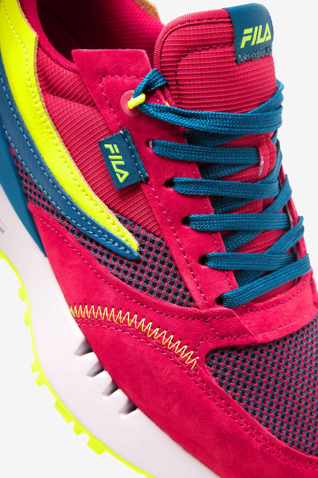 FILA Women's Renno N-Generation 693 DIVA PINK / MYKONOS BLUE / SAFETY YELLOW | Women Renno
