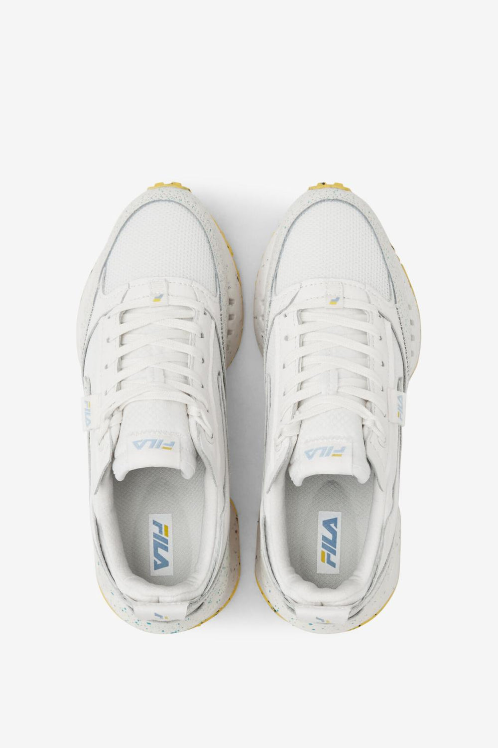 FILA Women's Renno N-Generation Green Splatter 147 SNOW WHITE / WHISPER WHITE / BLUE FOG | Women Renno