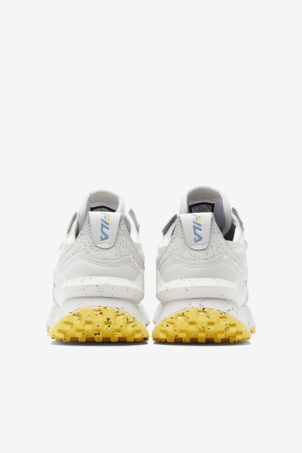 FILA Women's Renno N-Generation Green Splatter 147 SNOW WHITE / WHISPER WHITE / BLUE FOG | Women Renno