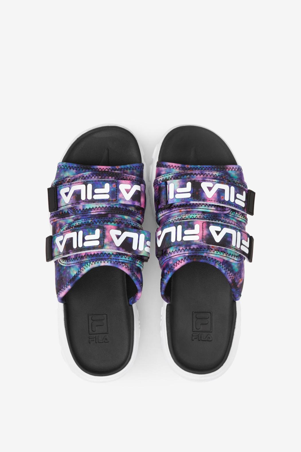 FILA Women's Tie Dye Outdoor Slide | Women Sandals &amp; Slides