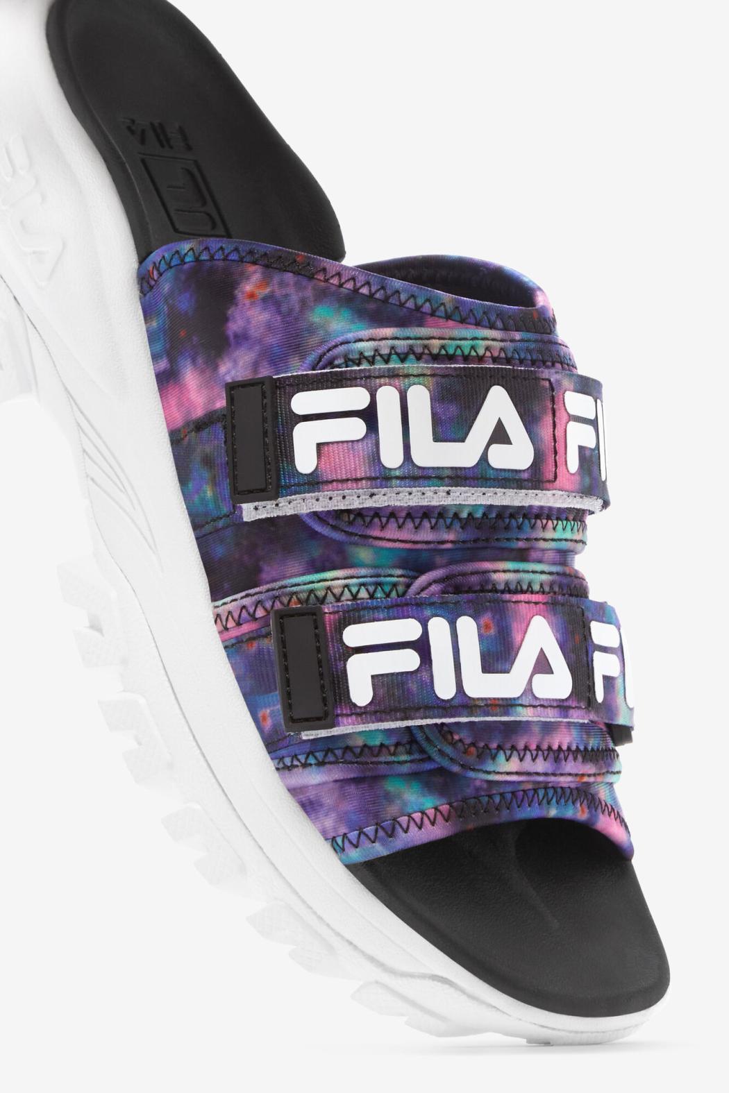 FILA Women's Tie Dye Outdoor Slide | Women Sandals &amp; Slides