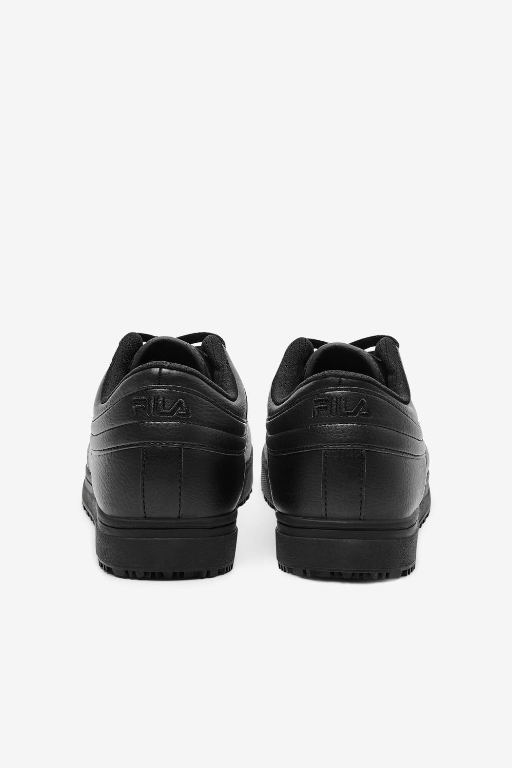 FILA Women's Vulc 13 Low Slip Resistant Shoe 001 BLACK / BLACK / BLACK | Women Slip Resistant Shoes