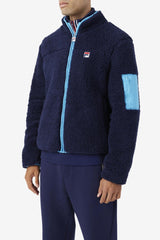 FILA Yale Sherpa Jacket 410 FILA NAVY / AQUARIUS | Men Sweaters &amp; Outerwear