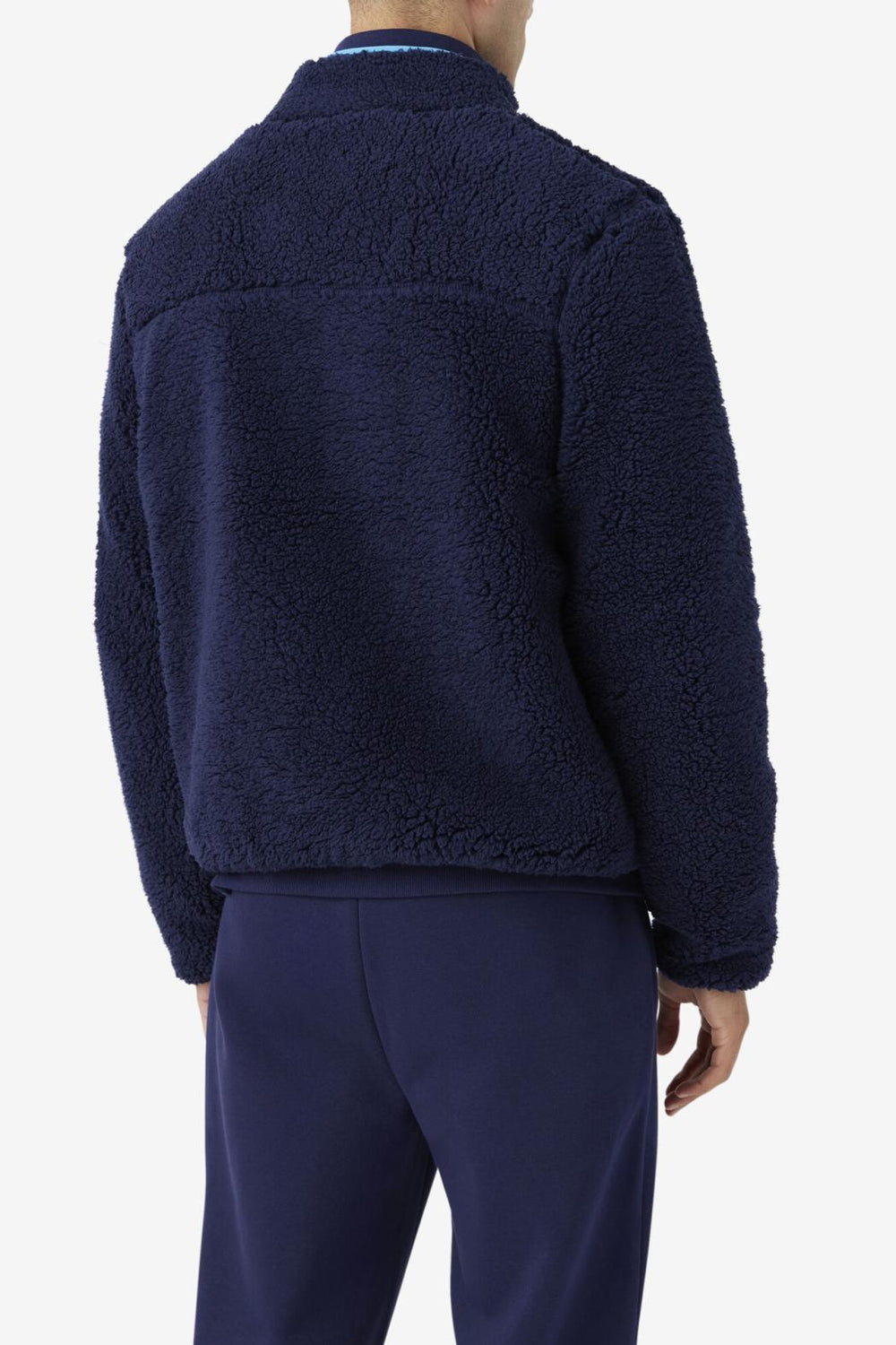 FILA Yale Sherpa Jacket 410 FILA NAVY / AQUARIUS | Men Sweaters &amp; Outerwear