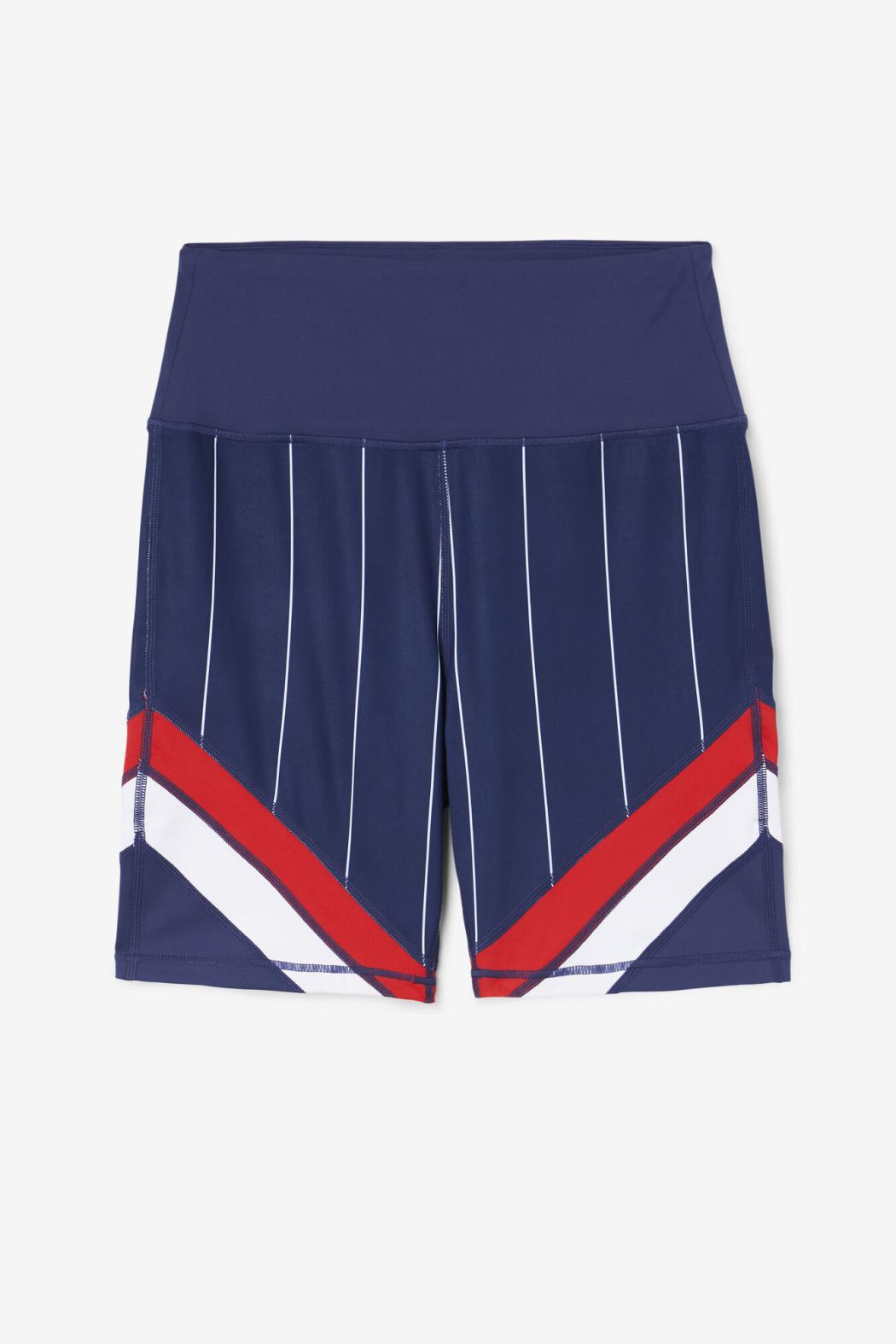 FILA Yareli Bike Short 410 FILA NAVY / FILA RED / WHITE | Women Shorts &amp; Pants