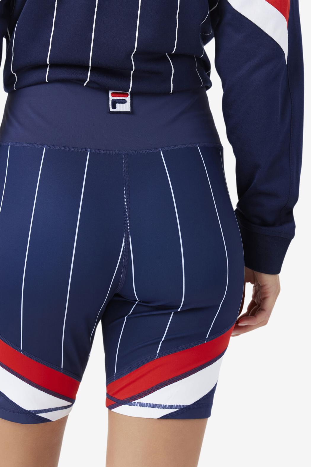 FILA Yareli Bike Short 410 FILA NAVY / FILA RED / WHITE | Women Shorts &amp; Pants