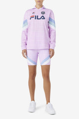 FILA Yareli Bike Short 580 ORCHID BOUQUET / FOREVER BLUE / WHITE | Women Shorts &amp; Pants