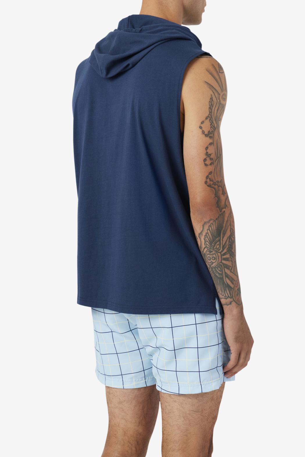 FILA Zany Sleeveless Hoodie | Men Tops