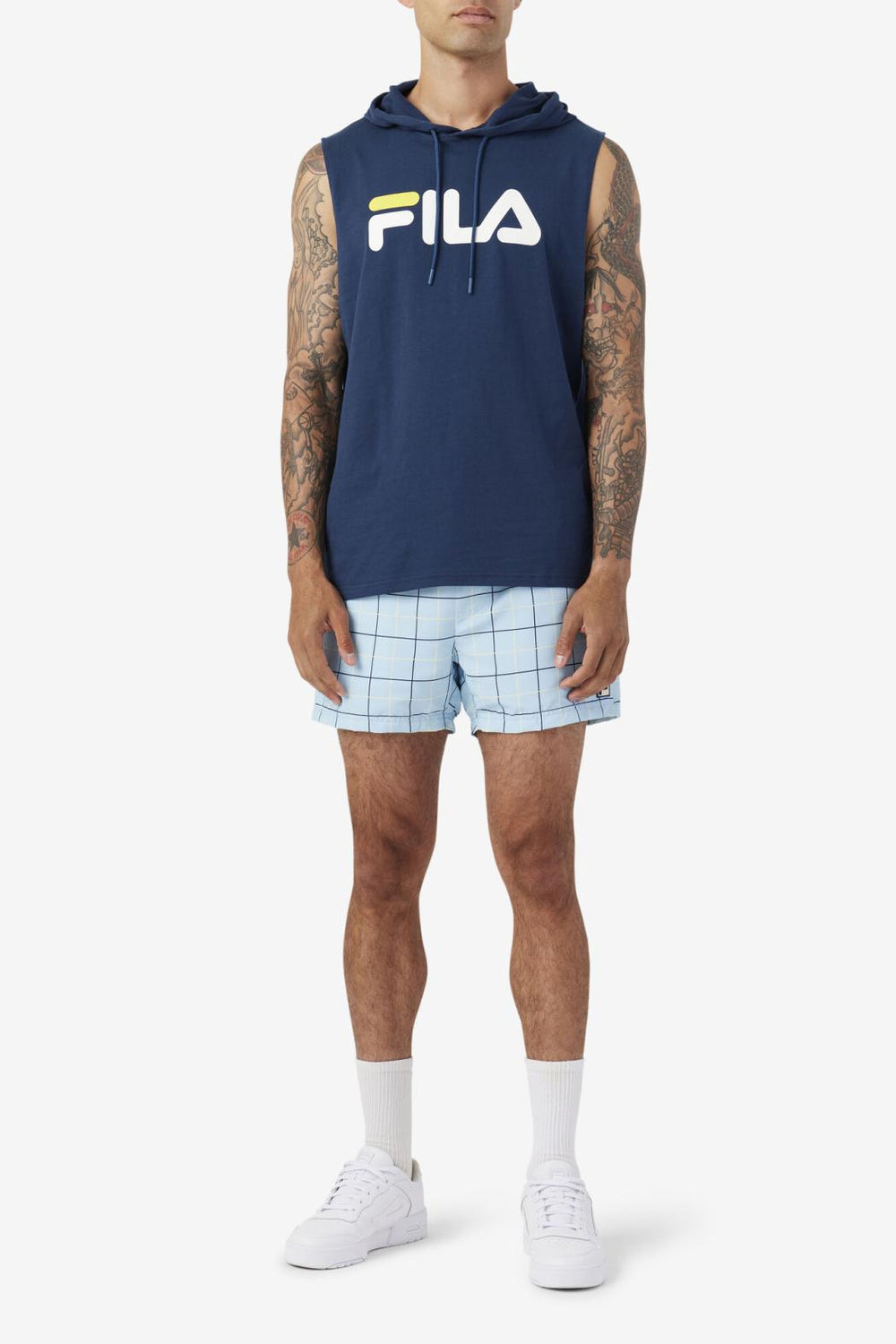FILA Zany Sleeveless Hoodie | Men Tops
