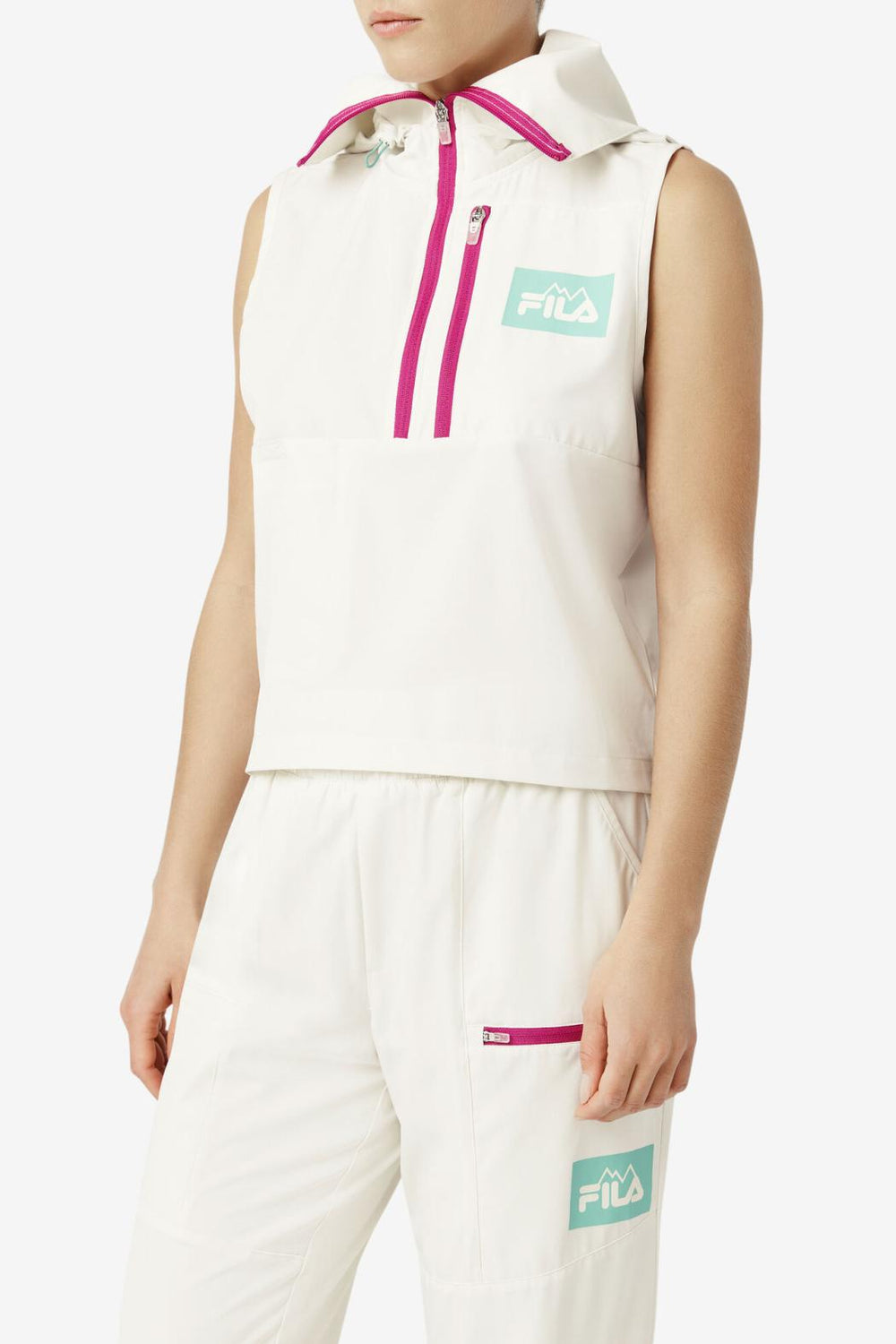 FILA Zariah Backpack Vest 300 TOFU | Women Jackets &amp; Outerwear