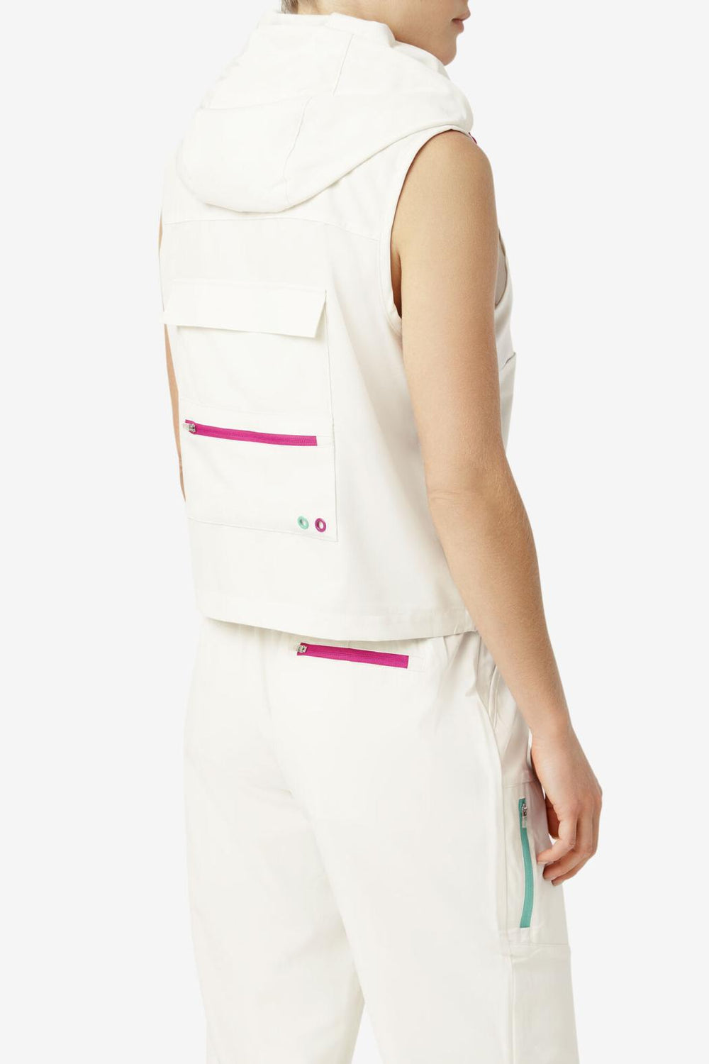 FILA Zariah Backpack Vest 300 TOFU | Women Jackets &amp; Outerwear