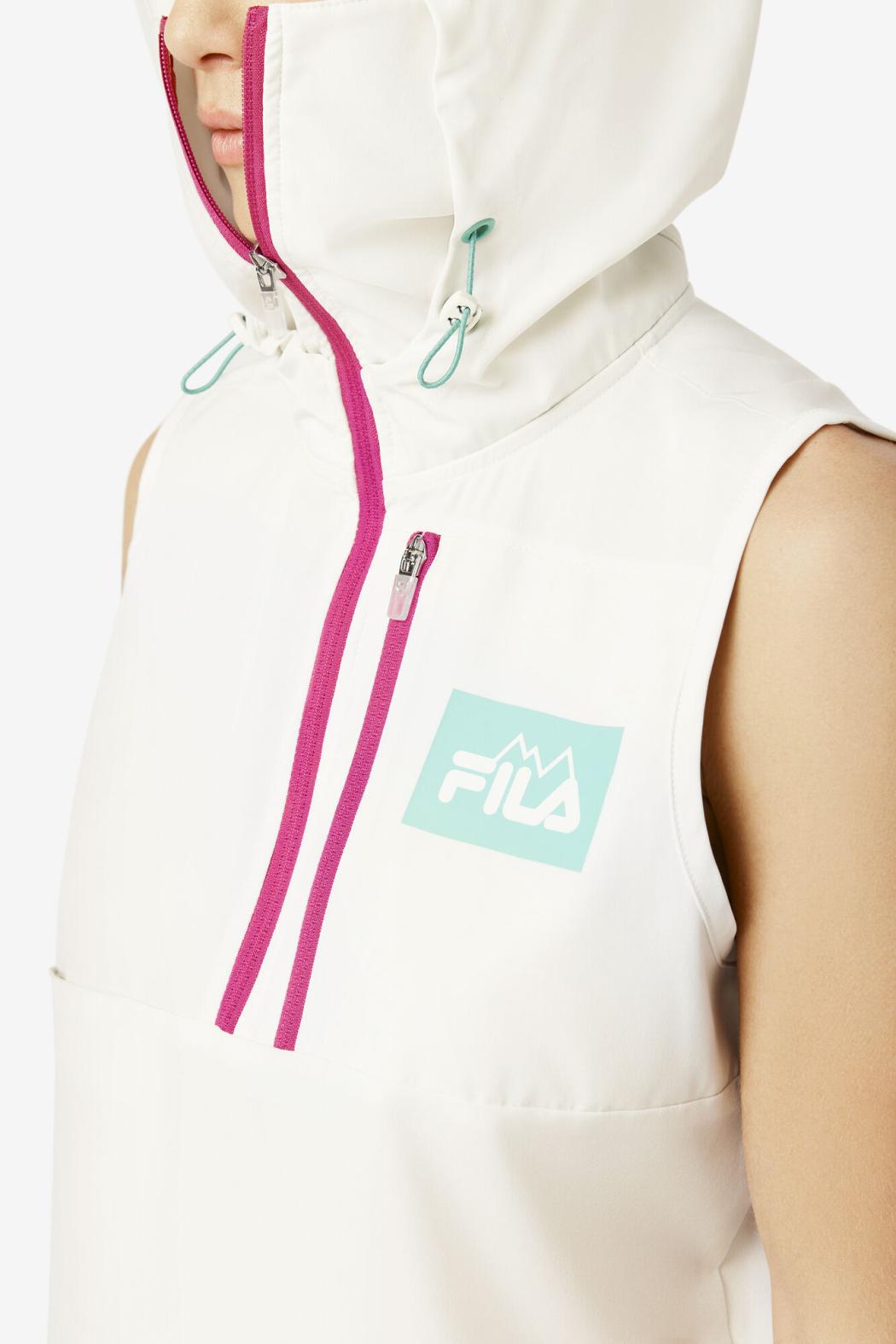 FILA Zariah Backpack Vest 300 TOFU | Women Jackets &amp; Outerwear