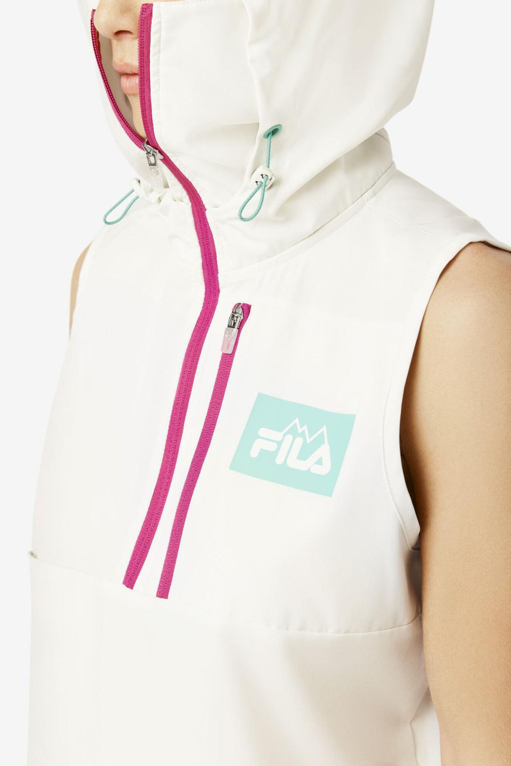 FILA Zariah Backpack Vest 300 TOFU | Women Jackets &amp; Outerwear