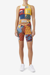 FILA Zhuri Tank 732 RADIANT YELLOW / WHITE / RHUBARB / MOONLIT OCEAN | Women Tops &amp; T-Shirts