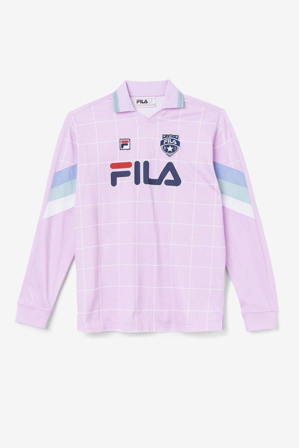 FILA Zorra Goalie Jersey 580 ORCHID BOUQUET / WHITE / ETHER | Women Tops &amp; T-Shirts