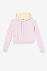FILA Zura Velour Jacket 534 WINSOM ORCHID | Women Jackets &amp; Outerwear