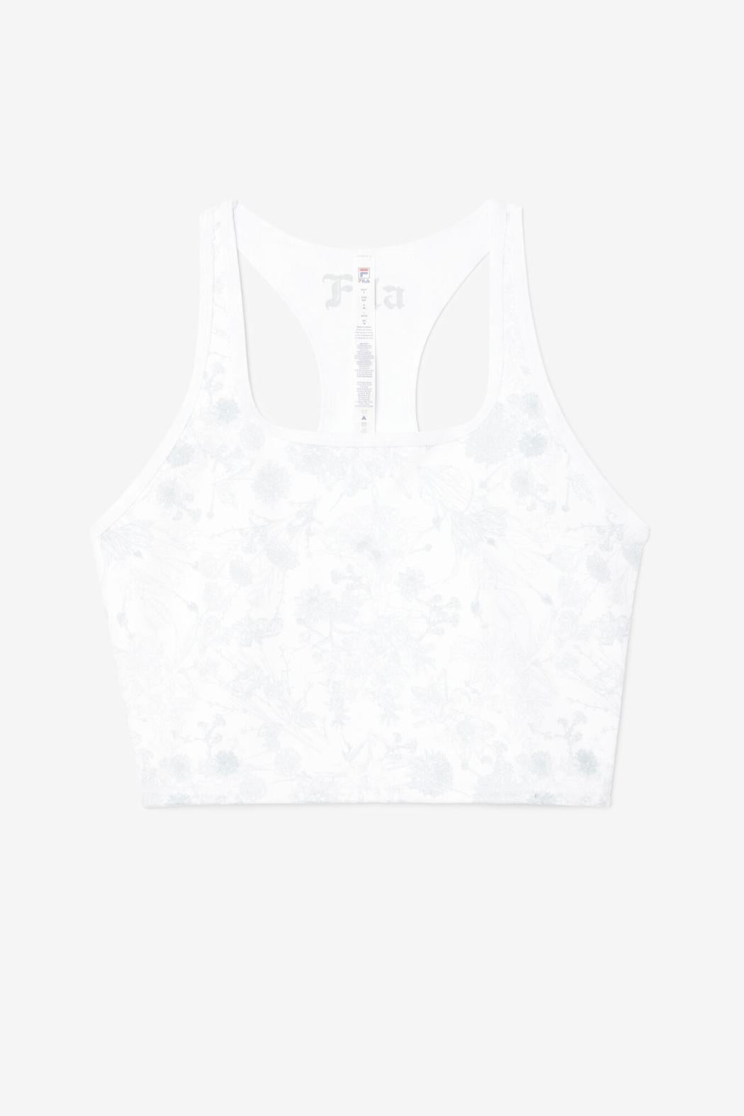 FILA Zuri Reversible Crop Tank 100 WHITE | Women Tops &amp; T-Shirts