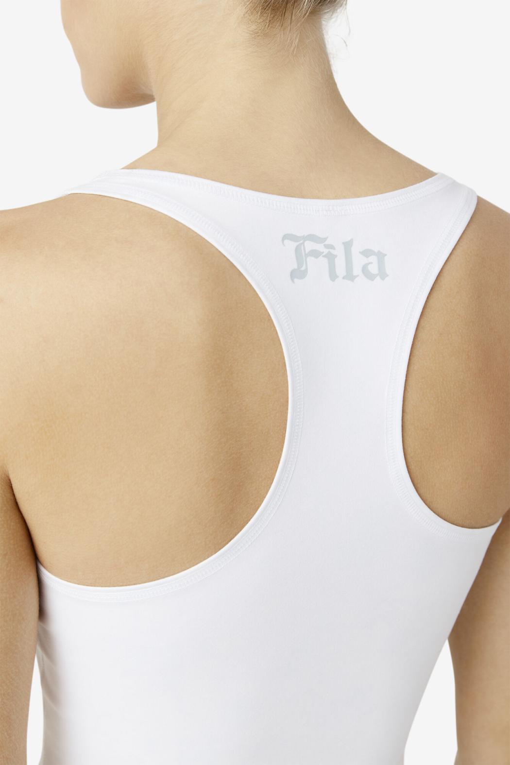 FILA Zuri Reversible Crop Tank 100 WHITE | Women Tops &amp; T-Shirts